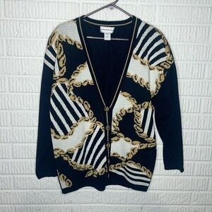 Vintage McNaughton Wear nautical cardigan ￼